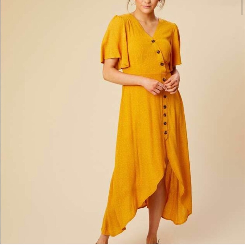 Mustard Yellow Maxi Dress